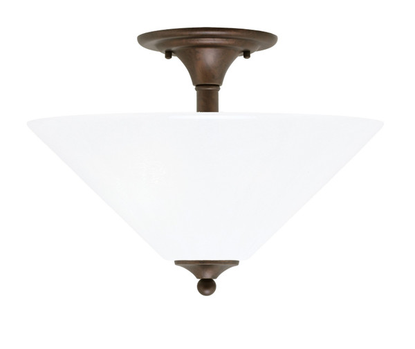 Toltec Lighting - 121-BRZ-2161 - Two Light Semi-Flush Mount - Semi-Flushes - Bronze