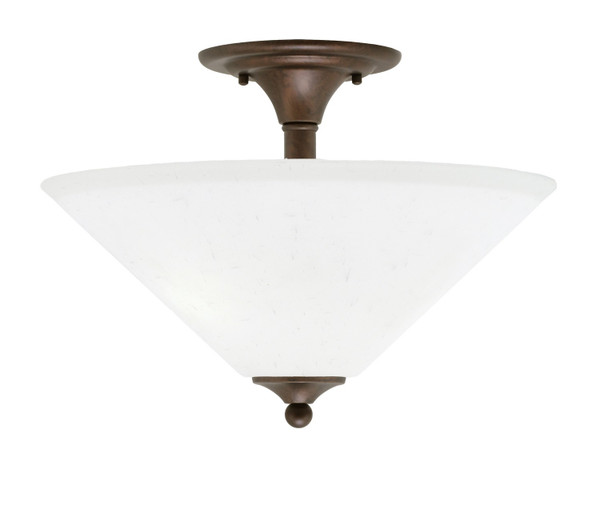 Toltec Lighting - 121-BRZ-318 - Two Light Semi-Flush Mount - Semi-Flushes - Bronze