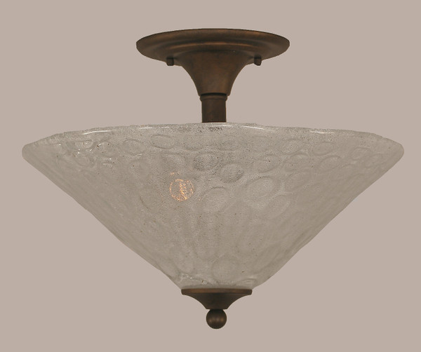 Toltec Lighting - 121-BRZ-411 - Two Light Semi-Flush Mount - Any - Bronze