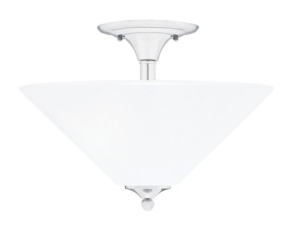 Toltec Lighting - 121-CH-2161 - Two Light Semi-Flush Mount - Semi-Flushes - Chrome