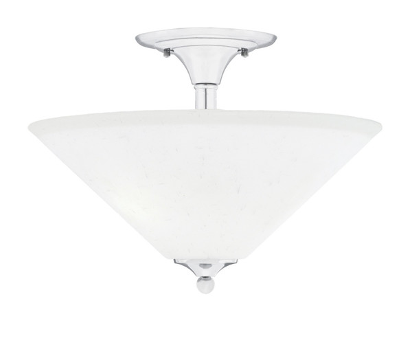 Toltec Lighting - 121-CH-318 - Two Light Semi-Flush Mount - Semi-Flushes - Chrome
