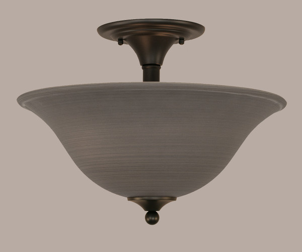 Toltec Lighting - 121-MB-602 - Two Light Semi-Flush - Any - Matte Black