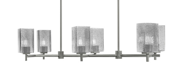 Toltec Lighting - 1226-GP-542 - Six Light Island Pendant - Franklin - Graphite