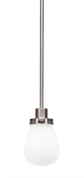 Toltec Lighting - 1230-BN-470 - One Light Mini Pendant - Meridian - Brushed Nickel