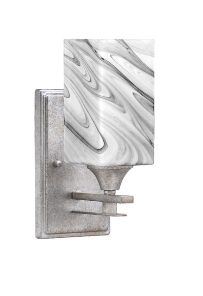 Toltec Lighting - 131-AS-549 - One Light Wall Sconce - Uptowne - Aged Silver