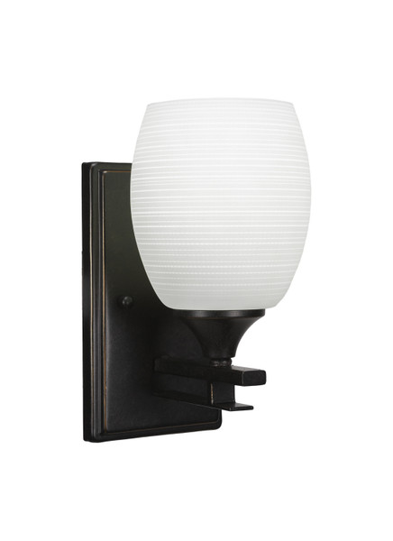 Toltec Lighting - 131-DG-4021 - One Light Wall Sconce - Uptowne - Dark Granite