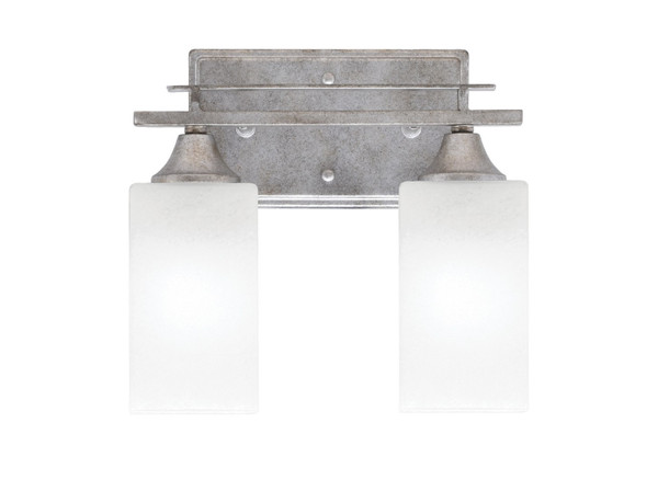 Toltec Lighting - 132-AS-541 - Two Light Bath Bar - Uptowne - Aged Silver