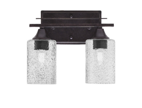 Toltec Lighting - 132-DG-3002 - Two Light Bath Bar - Uptowne - Dark Granite