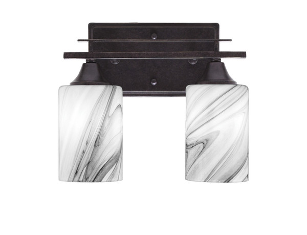 Toltec Lighting - 132-DG-3009 - Two Light Bath Bar - Uptowne - Dark Granite