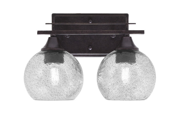 Toltec Lighting - 132-DG-4102 - Two Light Bath Bar - Uptowne - Dark Granite