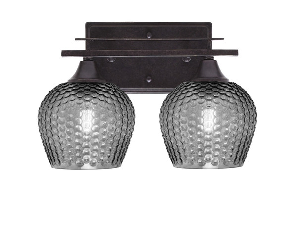 Toltec Lighting - 132-DG-4602 - Two Light Bath Bar - Uptowne - Dark Granite