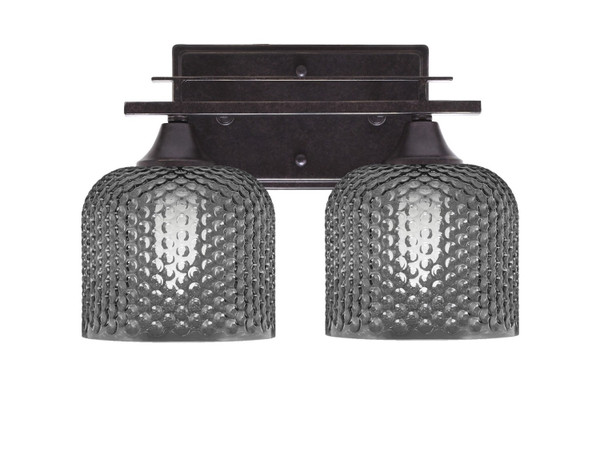 Toltec Lighting - 132-DG-4612 - Two Light Bath Bar - Uptowne - Dark Granite