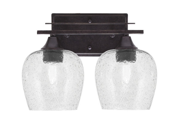 Toltec Lighting - 132-DG-4812 - Two Light Bath Bar - Uptowne - Dark Granite