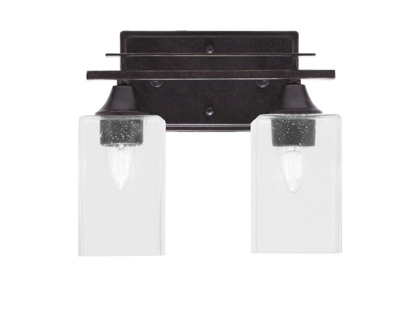 Toltec Lighting - 132-DG-530 - Two Light Bath Bar - Uptowne - Dark Granite