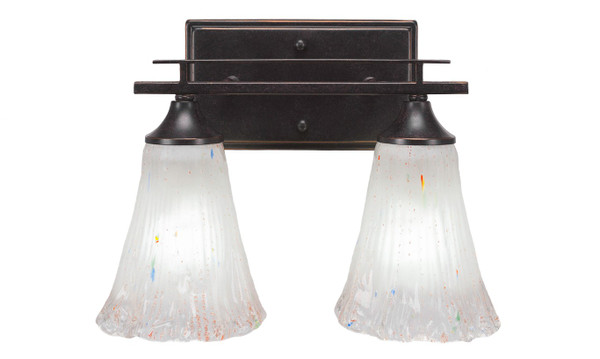 Toltec Lighting - 132-DG-721 - Two Light Bath Bar - Uptowne - Dark Granite