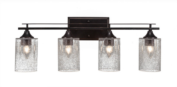 Toltec Lighting - 134-DG-300 - Four Light Bath Bar - Uptowne - Dark Granite