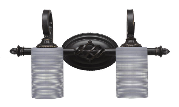 Toltec Lighting - 162-DG-4062 - Two Light Bath Bar - Eleganté - Dark Granite