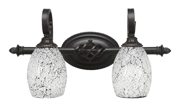 Toltec Lighting - 162-DG-4165 - Two Light Bath Bar - Eleganté - Dark Granite