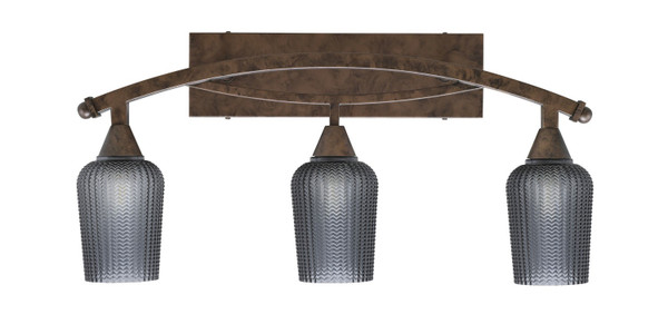 Toltec Lighting - 173-BRZ-4252 - Three Light Bath Bar - Bow - Bronze