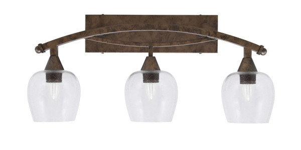 Toltec Lighting - 173-BRZ-4810 - Three Light Bath Bar - Bow - Bronze