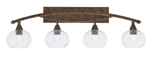 Toltec Lighting - 174-BRZ-202 - Four Light Bath Bar - Bow - Bronze