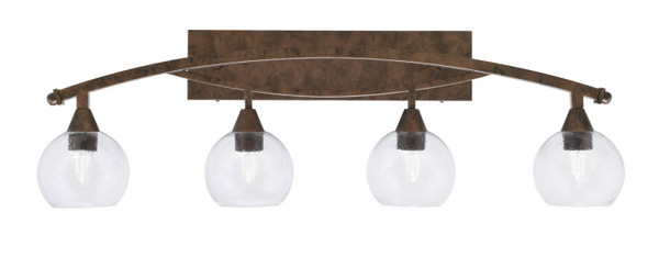 Toltec Lighting - 174-BRZ-4100 - Four Light Bath Bar - Bow - Bronze