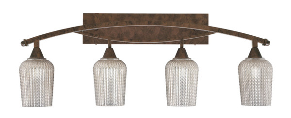 Toltec Lighting - 174-BRZ-4253 - Four Light Bath Bar - Bow - Bronze