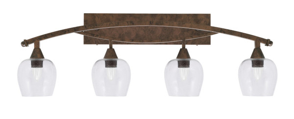 Toltec Lighting - 174-BRZ-4810 - Four Light Bath Bar - Bow - Bronze