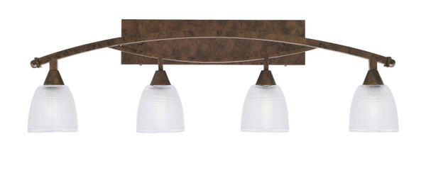 Toltec Lighting - 174-BRZ-500 - Four Light Bath Bar - Bow - Bronze