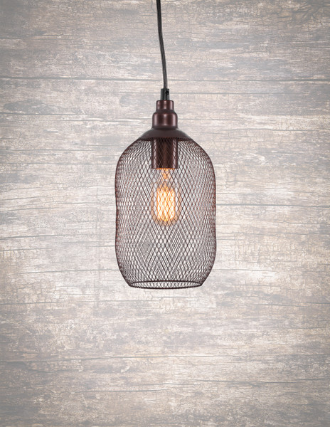 Toltec Lighting - 1804-BRZ-AT14 - One Light Pendant - Plexus - Bronze