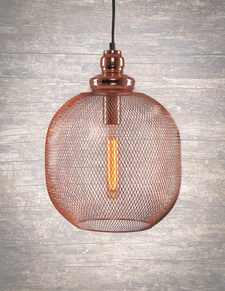 Toltec Lighting - 1806-CP-AT9S - One Light Pendant - Plexus - Copper