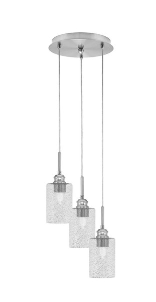 Toltec Lighting - 1816-BN-3002 - Three Light Pendalier - Array - Brushed Nickel