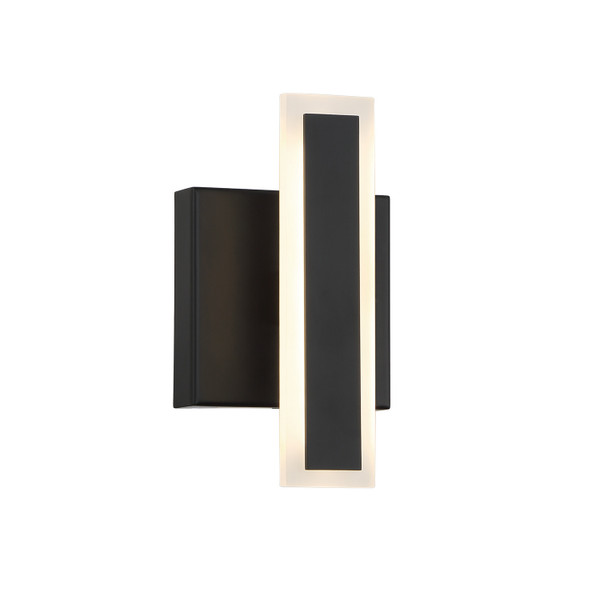 George Kovacs - P1413-66A-L - LED Wall Sconce - Edge - Coal Black
