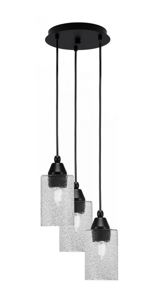 Toltec Lighting - 1816-MB-3002 - Three Light Pendalier - Array - Matte Black