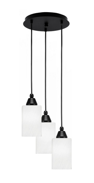 Toltec Lighting - 1818-MB-3001 - Three Light Pendalier - Array - Brushed Nickel