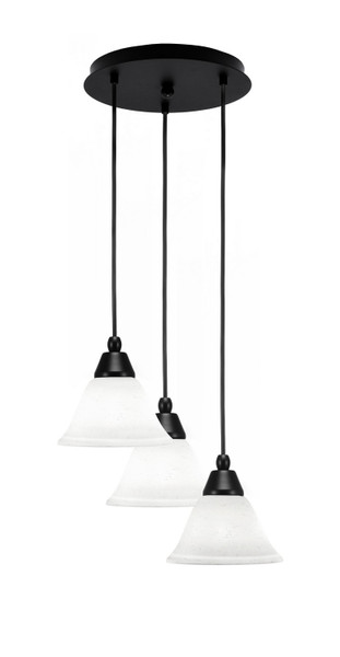 Toltec Lighting - 1818-MB-311 - Three Light Pendalier - Array - Brushed Nickel