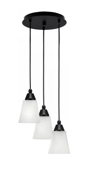 Toltec Lighting - 1818-MB-460 - Three Light Pendalier - Array - Brushed Nickel