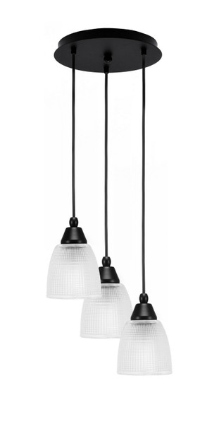 Toltec Lighting - 1818-MB-500 - Three Light Pendalier - Array - Brushed Nickel
