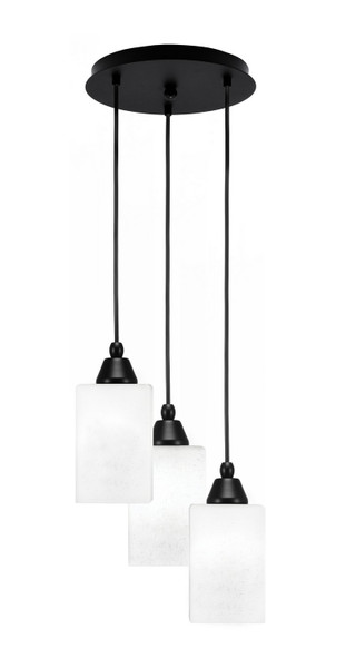 Toltec Lighting - 1818-MB-531 - Three Light Pendalier - Array - Brushed Nickel