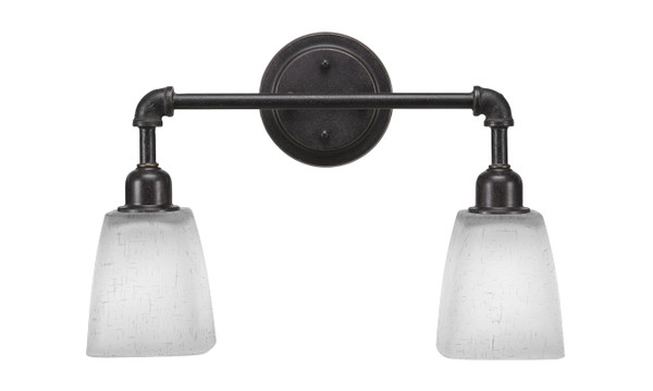 Toltec Lighting - 182-DG-460 - Two Light Bath Bar - Vintage - Dark Granite