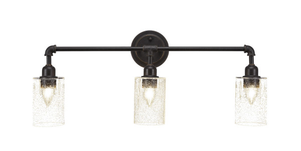 Toltec Lighting - 183-DG-300 - Three Light Bath Bar - Vintage - Dark Granite