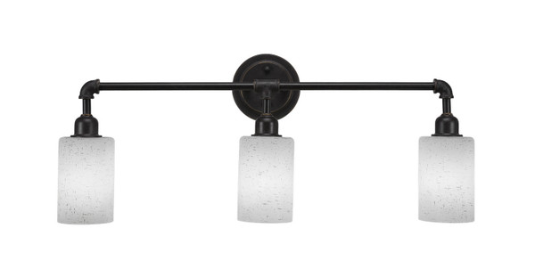 Toltec Lighting - 183-DG-310 - Three Light Bath Bar - Vintage - Dark Granite