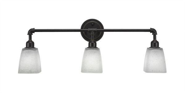 Toltec Lighting - 183-DG-460 - Three Light Bath Bar - Vintage - Dark Granite