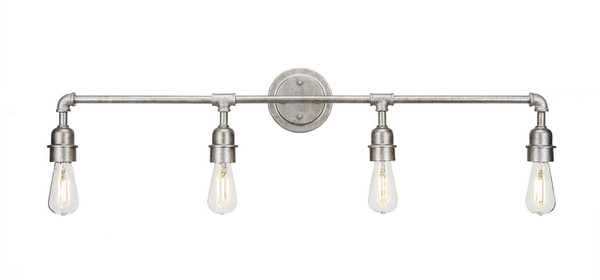 Toltec Lighting - 184-AS-LED18C - LED Bath Bar - Vintage - Aged Silver