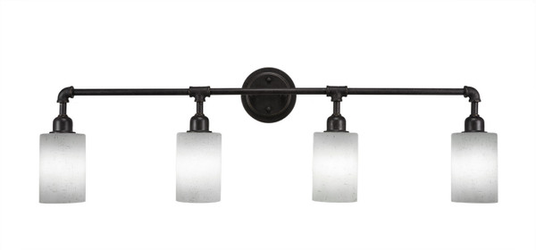 Toltec Lighting - 184-DG-300 - Four Light Bath Bar - Vintage - Dark Granite