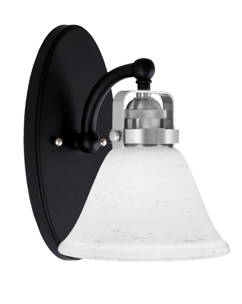 Toltec Lighting - 1931-MBBN-311 - One Light Wall Sconce - Easton - Matte Black & Brushed Nickel