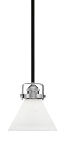 Toltec Lighting - 1941-MBBN-312 - One Light Mini Pendant - Easton - Matte Black & Brushed Nickel