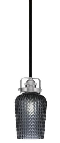 Toltec Lighting - 1941-MBBN-4252 - One Light Mini Pendant - Easton - Matte Black & Brushed Nickel