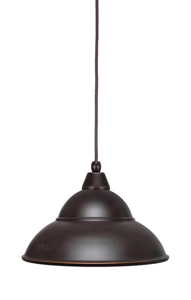 Toltec Lighting - 22-DG-428 - One Light Mini Pendant - Any - Dark Granite