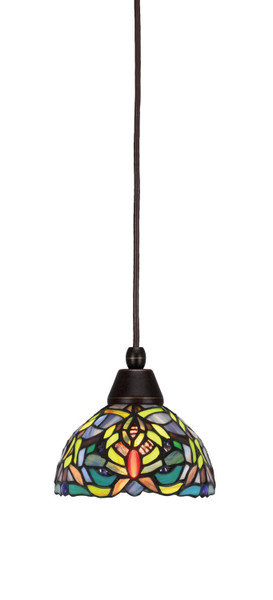 Toltec Lighting - 22-DG-9905 - One Light Mini Pendant - Any - Dark Granite